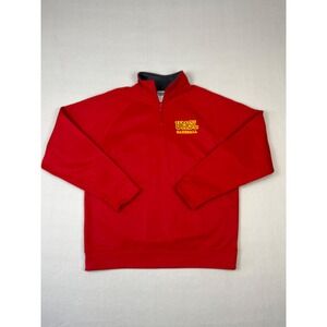 University Of Missouri St Louis Pullover Baseball Mens L Red UMSL Tritons